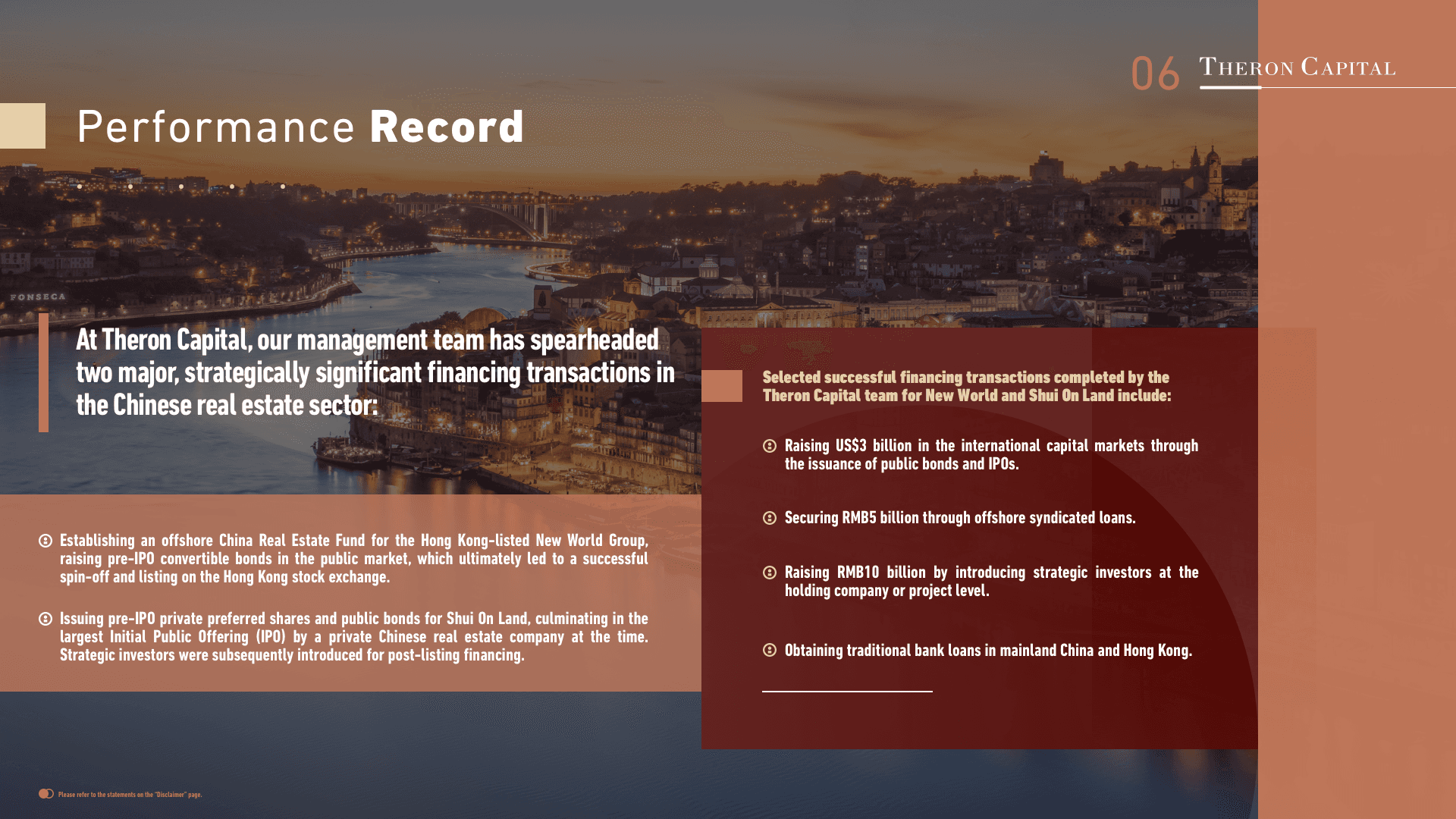 Performance Record 1